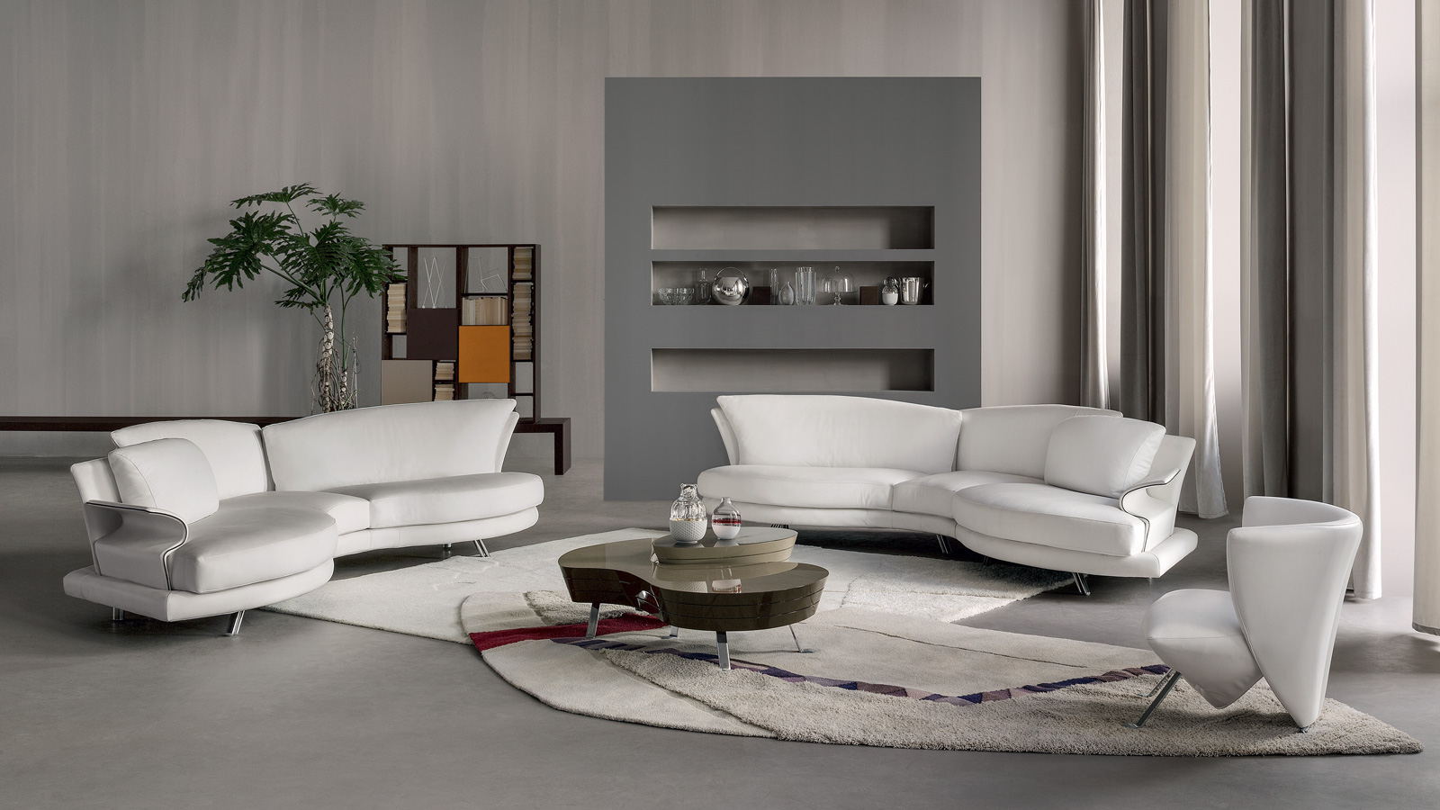 Super Roy Sofa by Giorgio Saporiti: Sculptural Design 