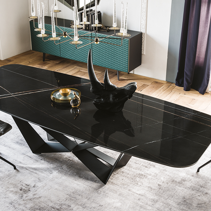 Skorpio Keramik Dining Table by Cattelan Italia