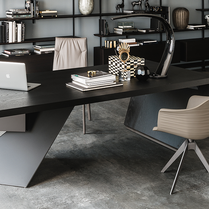 NASDAQ Modern Office Desk by Cattelan Italia - MIG Furniture