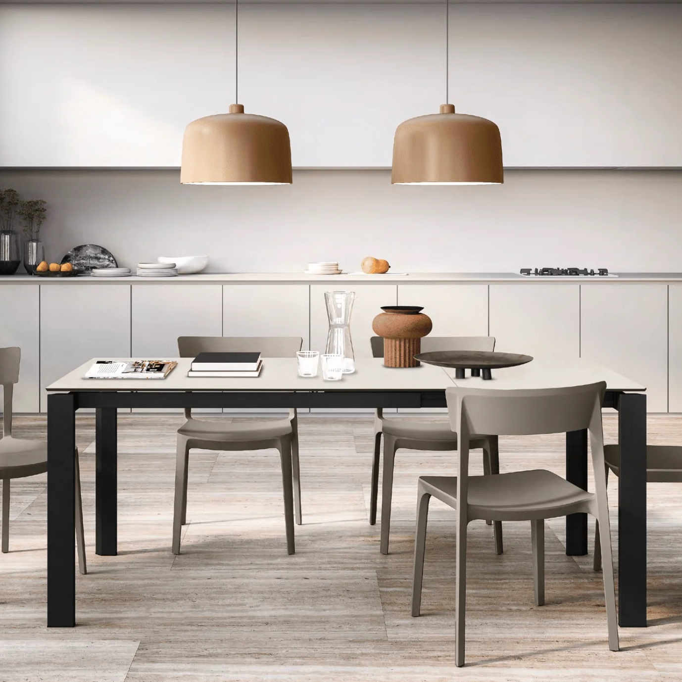 CS4089-R Duca Dining Table by Calligaris