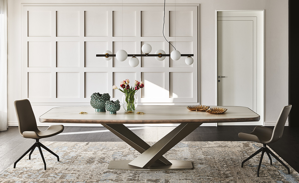 Stratos Keramik Premium Dining Table by Cattelan Italia