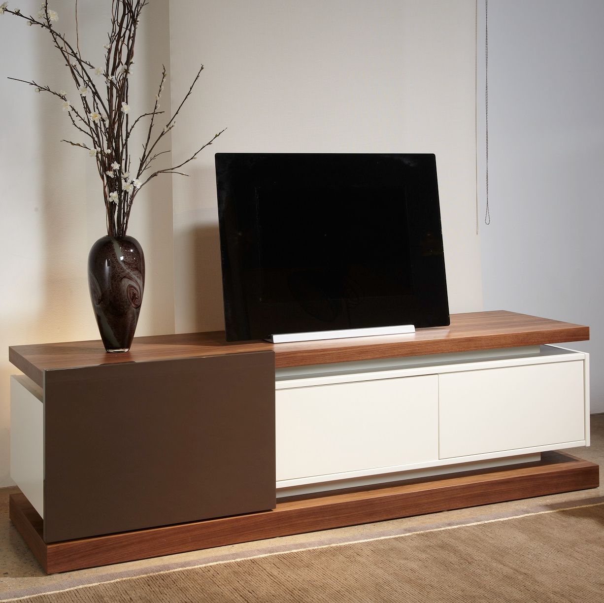 Sliding Media Cabinet