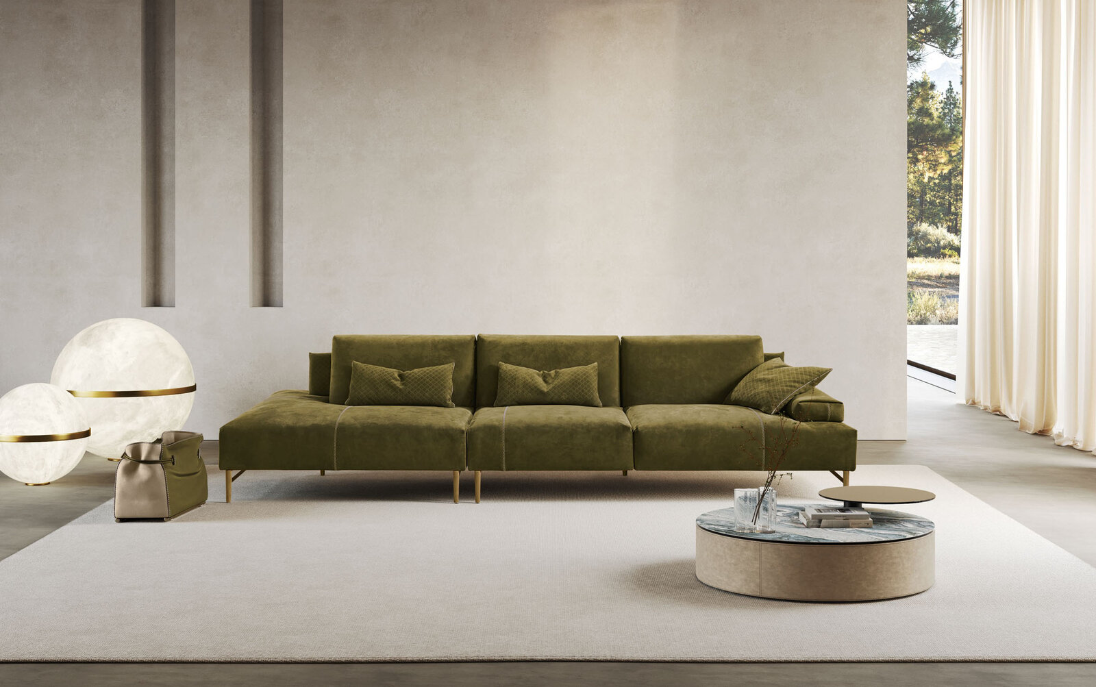 Saks Sofa by Gamma Arredamenti