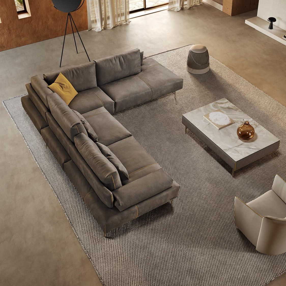 Saks Sofa by Gamma Arredamenti