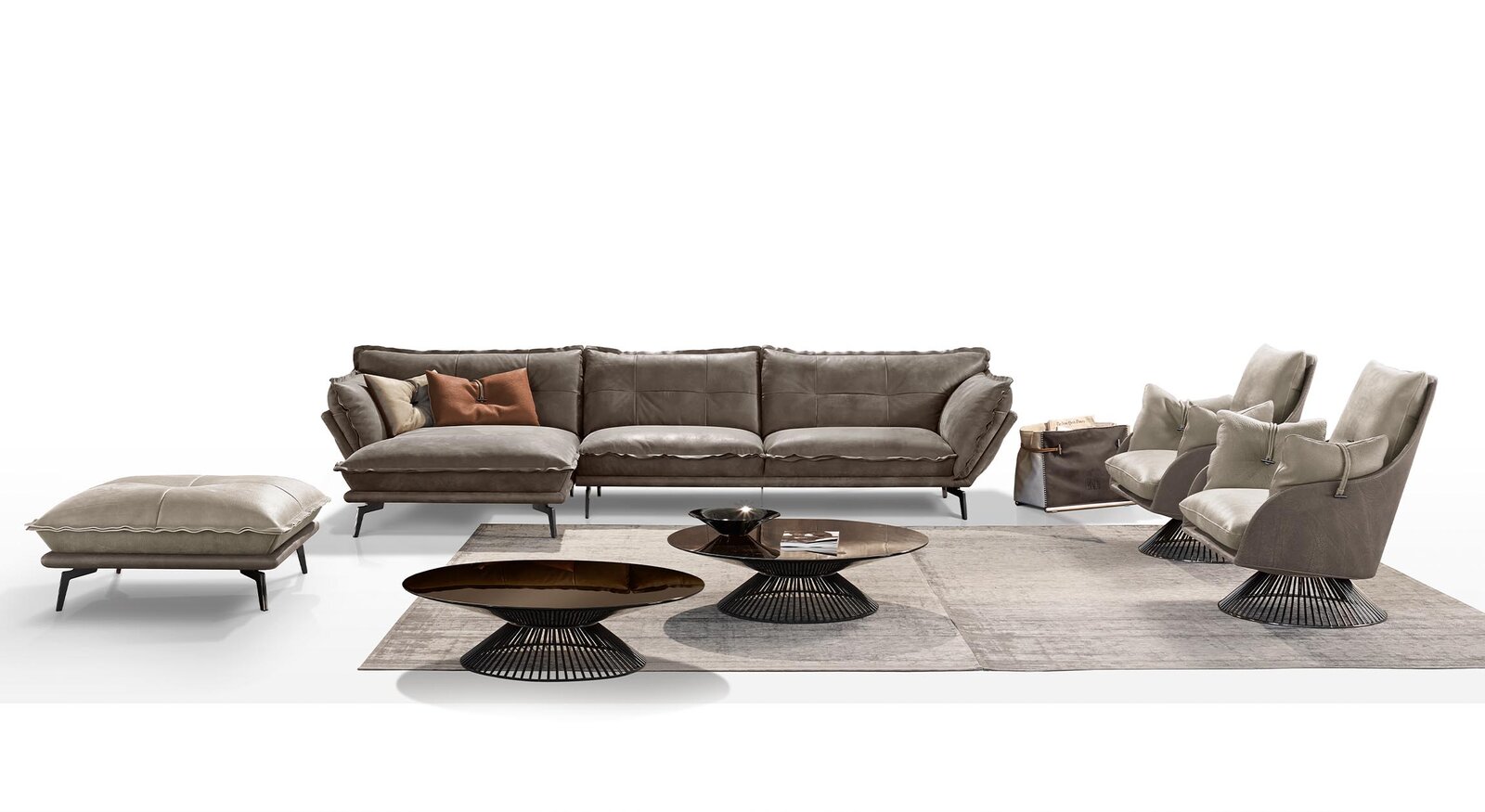 Gamma Arredamenti Hollywood Sectional Sofa - Thumbnail 5