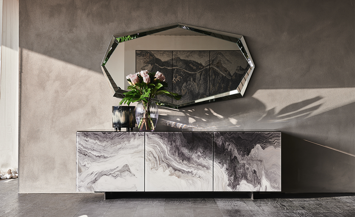 Cattelan Italia Focus Crystalart Sideboard - Thumbnail 2