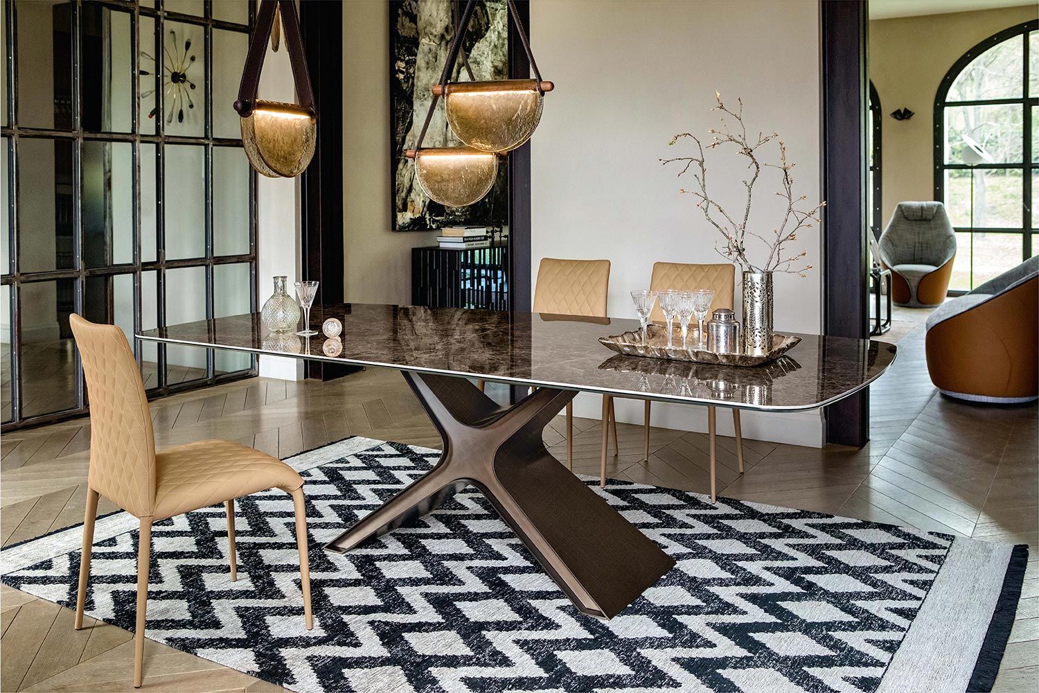 Tonin Casa Calliope Dining Table - Thumbnail 3