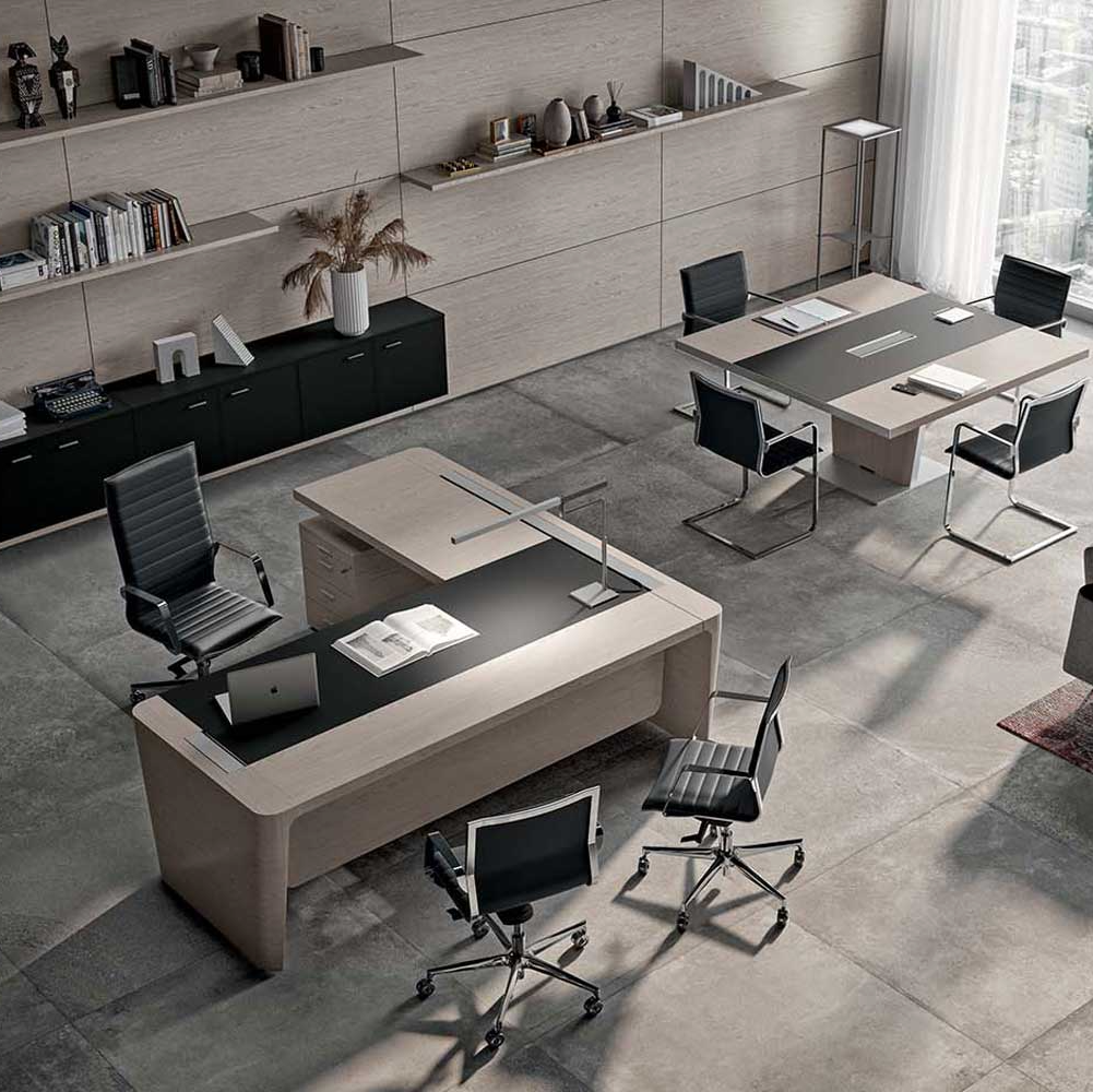 Contemporary office desk X10 - Quadrifoglio