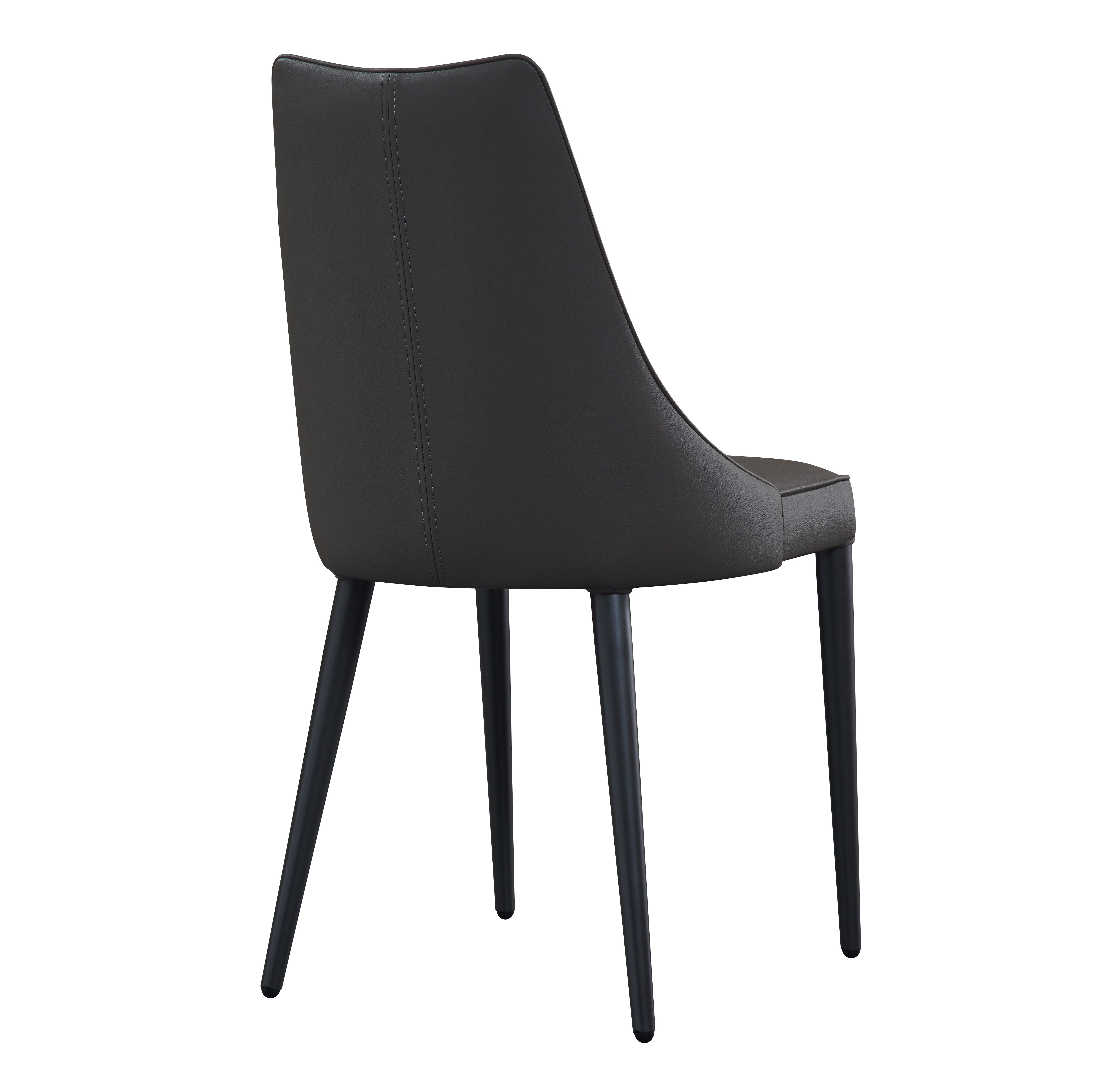 Bosa-Moderna Dining Chair in Grey Back View.jpg