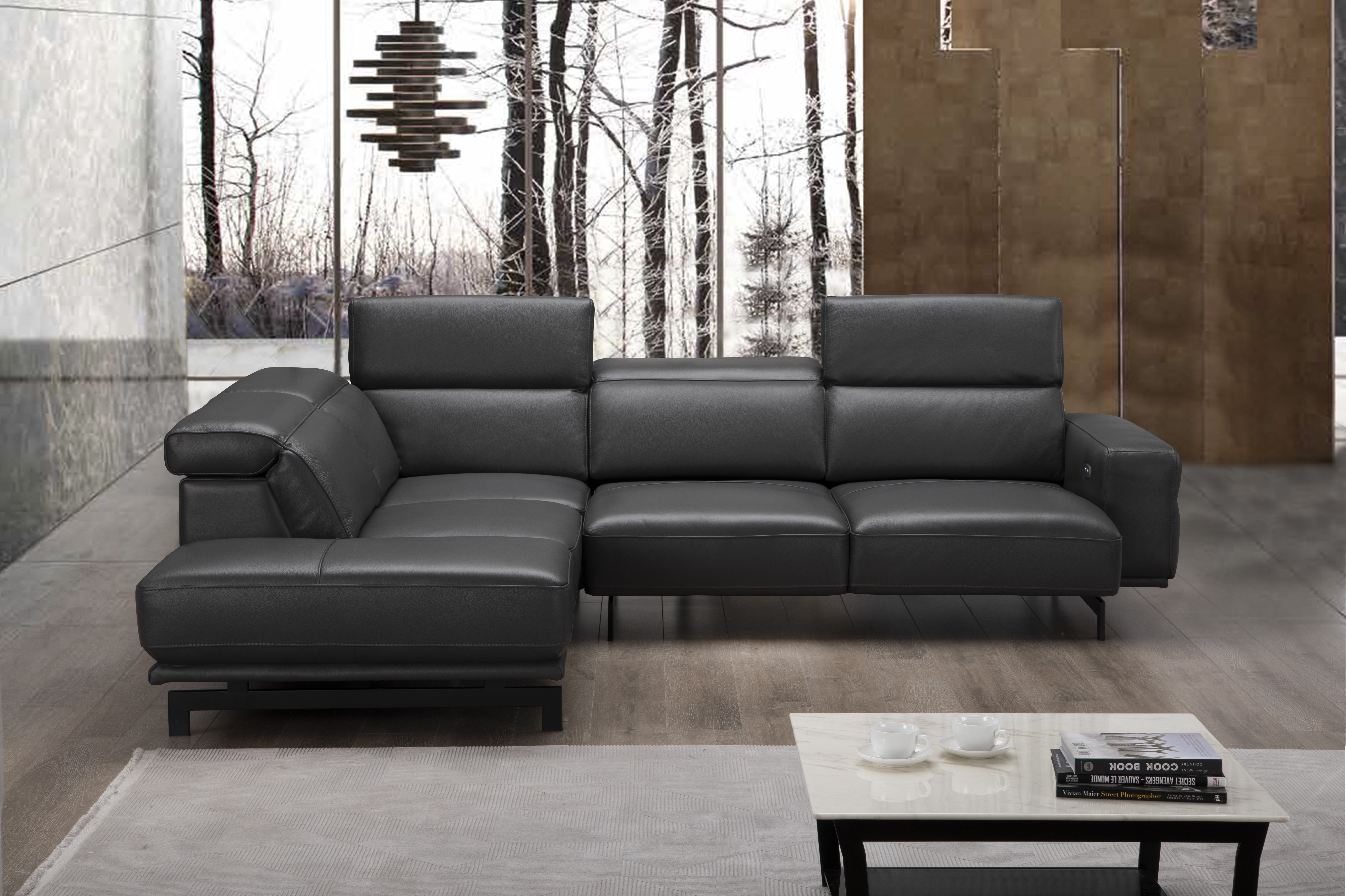 Davenport Slate Grey LHFC Front View.jpg