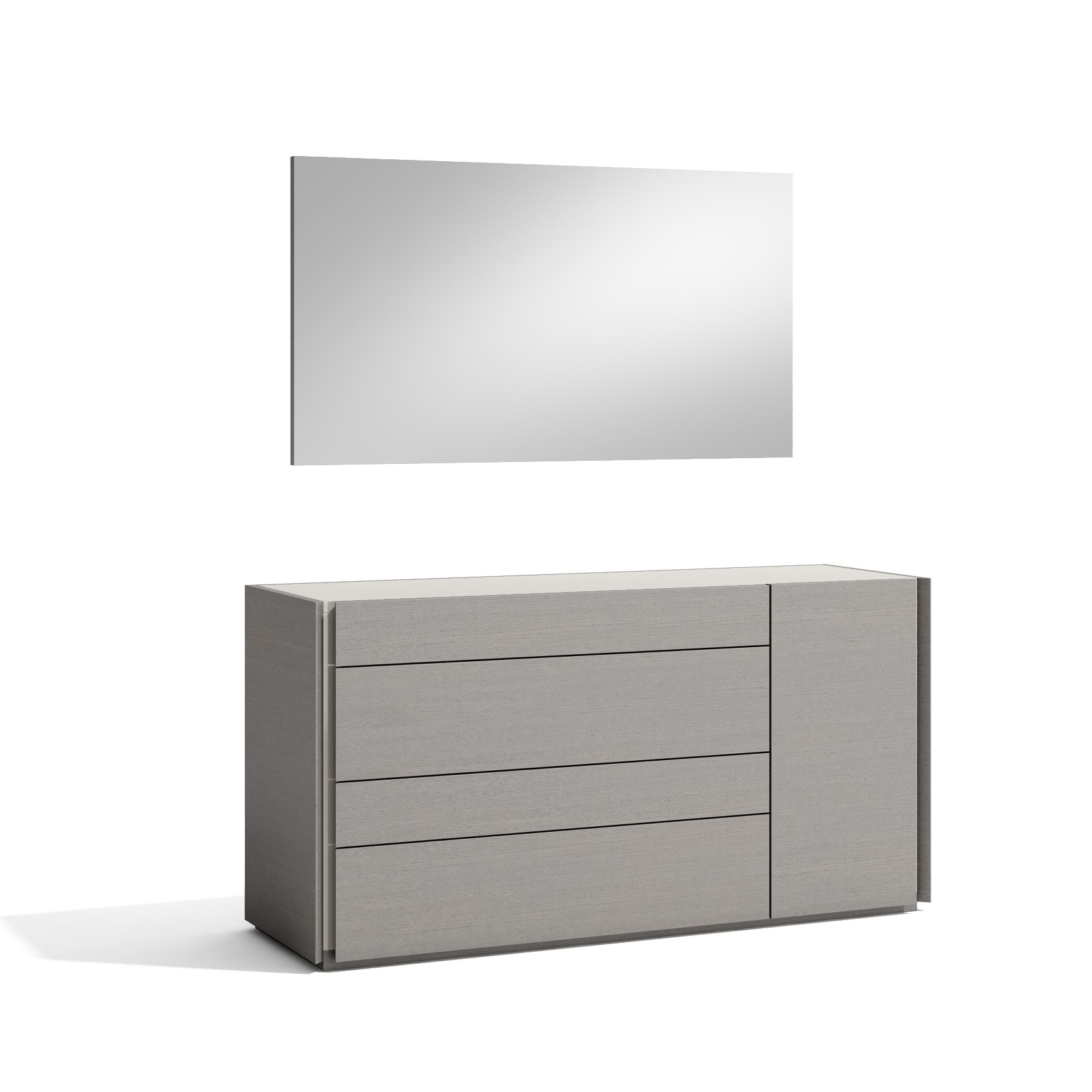 Faro Mirror in Grey