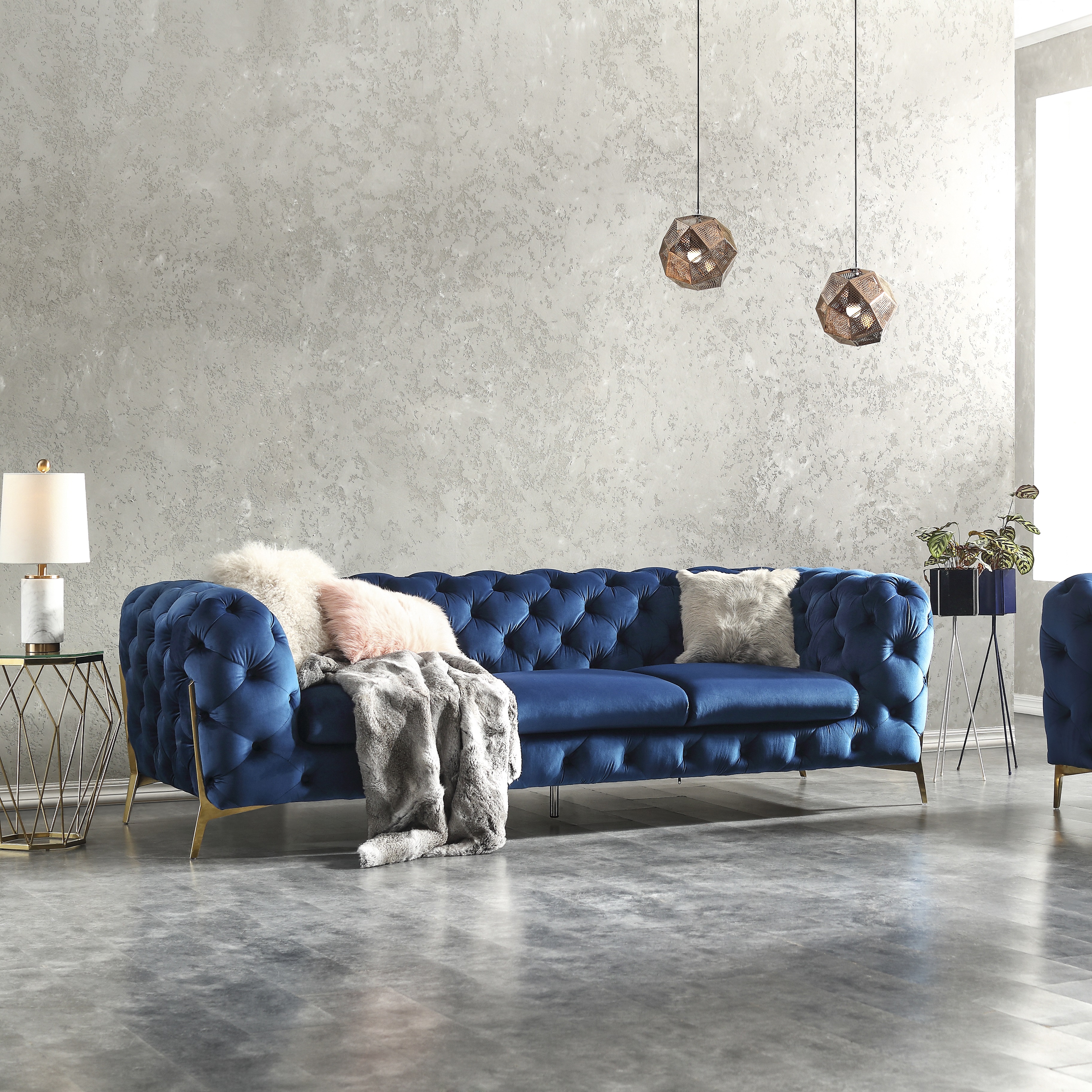 Glamour Sofa Side View in Blue.jpg