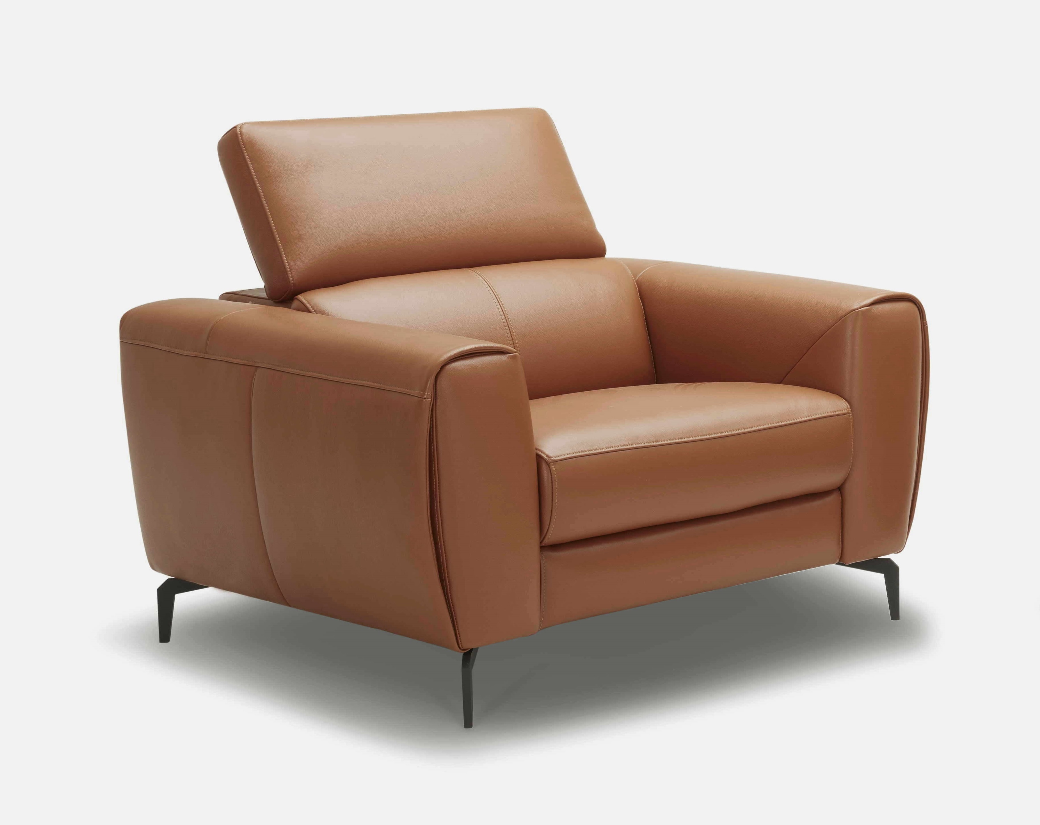 Lorenzo Chair Caramel Side View Head Rest up HQ.jpg