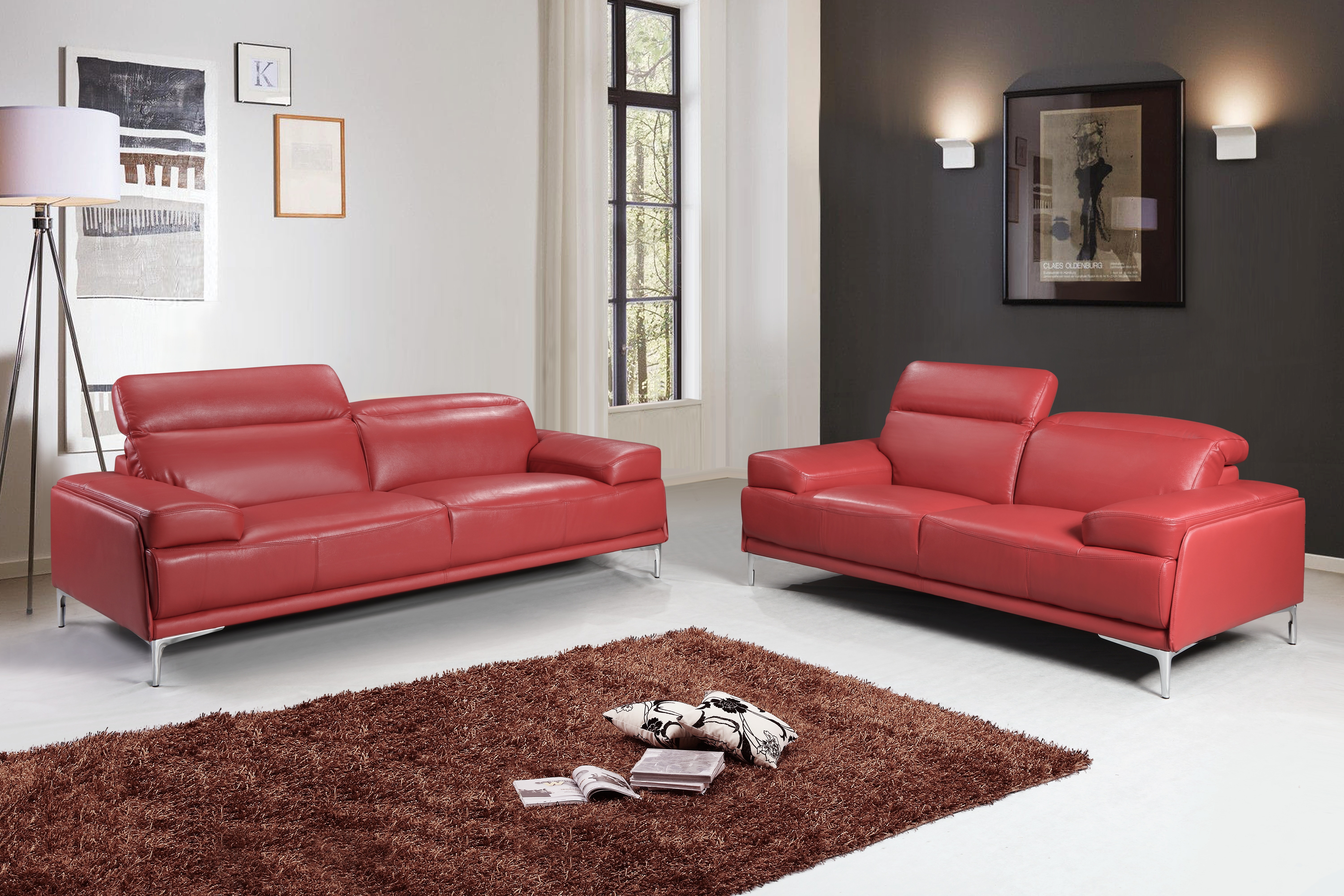 Nicolo Red Sofa Set Room Setting.jpg