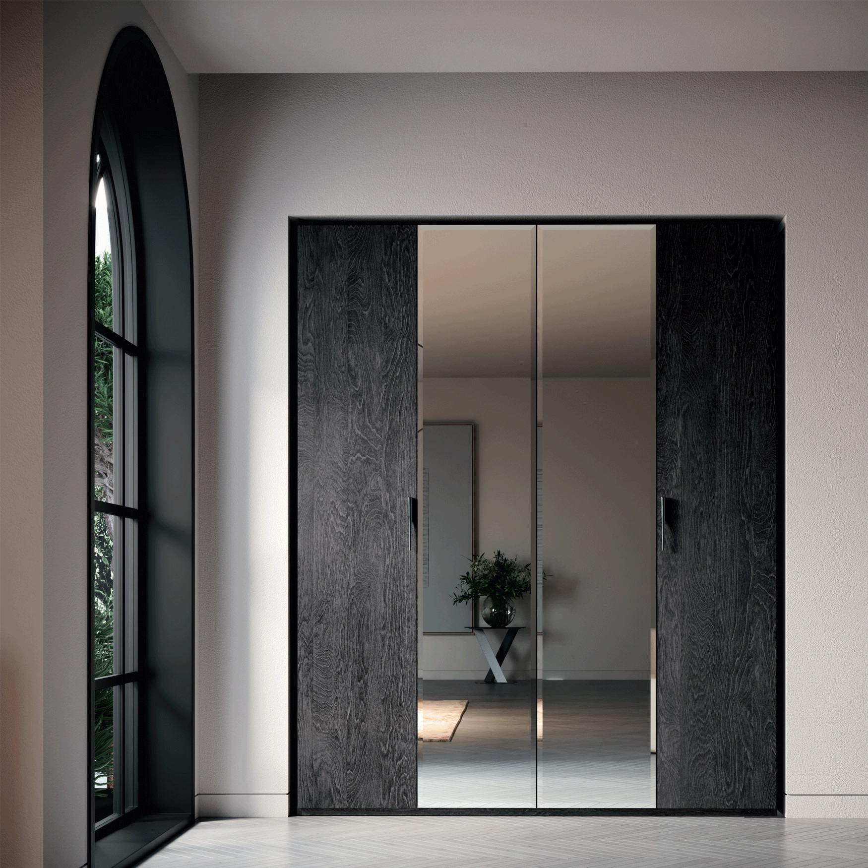Onyx 4 Door Wardrobe