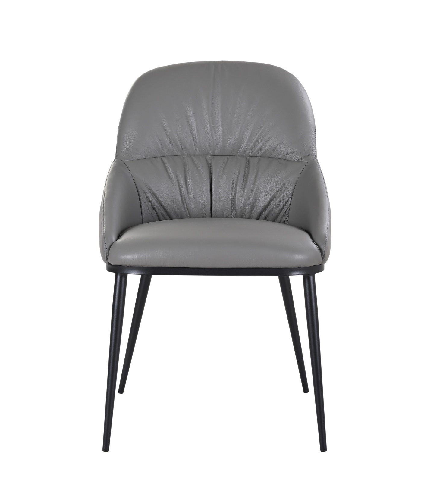 Kora Chair Model 61219P - Charcoal Grey 801 Front.jpg