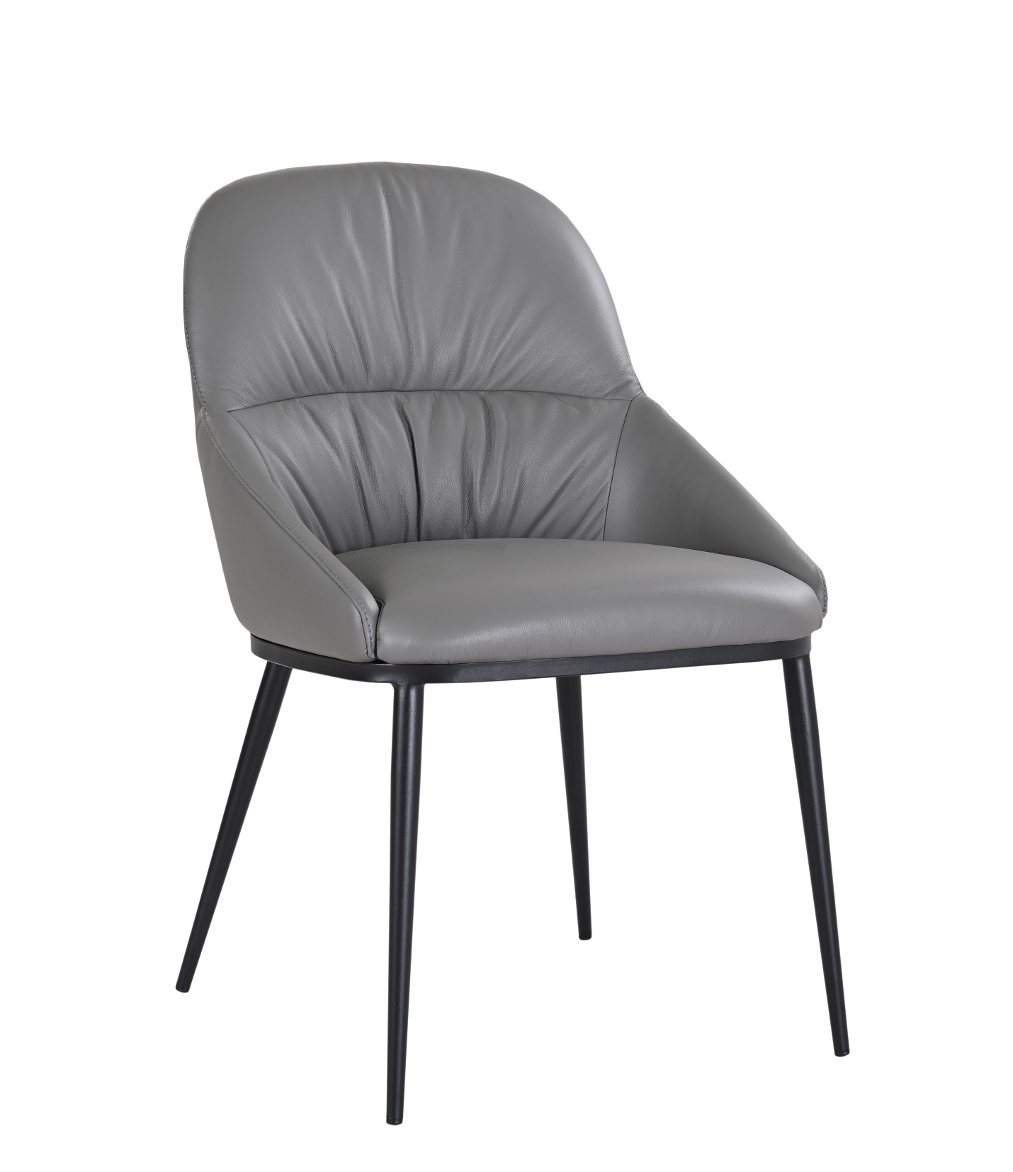 Kora Chair Model 61219P - Charcoal Grey 801 Side.jpg