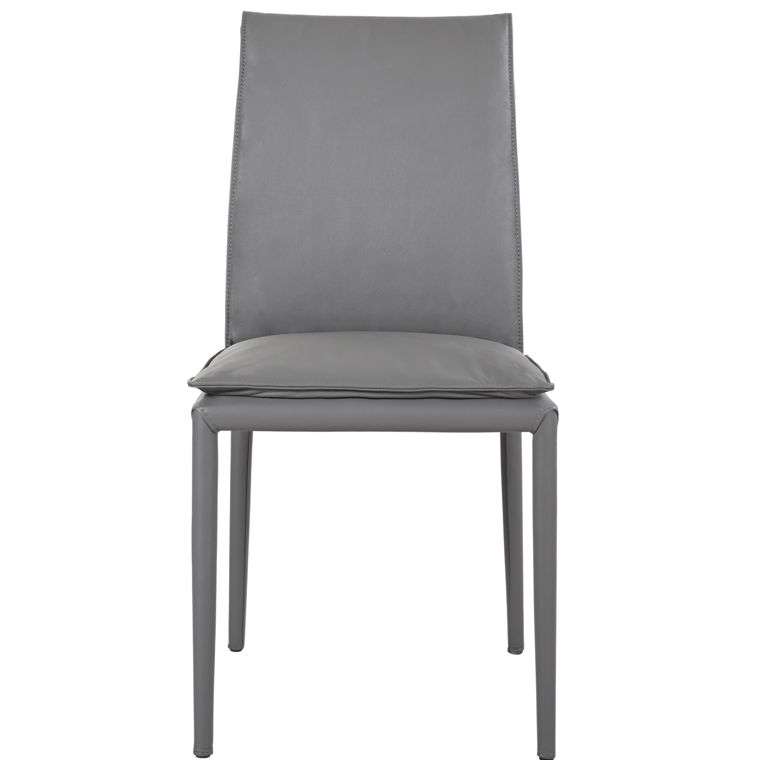 Togo Chair Model 61238M - Charcoal Grey 801 Front.jpg