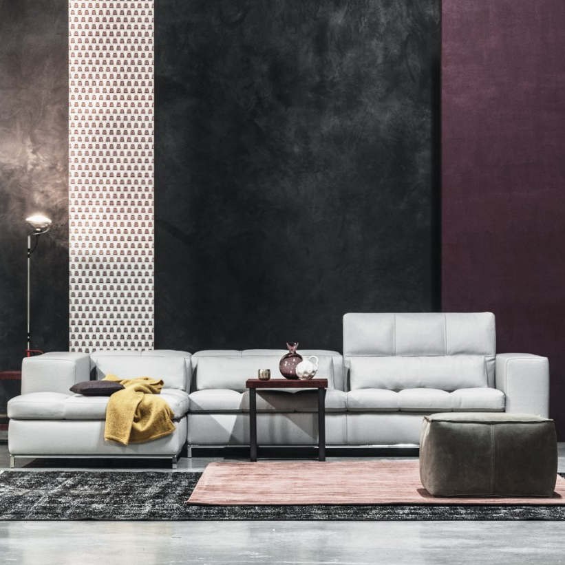 Nick Leather Sectional