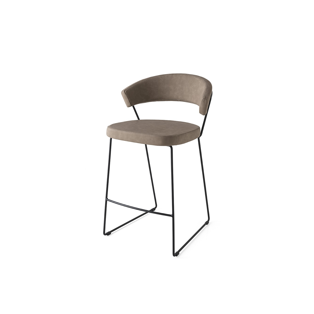 CB1087 New York Leather Counter Stool